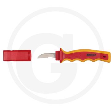 Ks tools geïsoleerd kabel-stripmes, 200 mm - vde, 2-komponentengriff, stabile klinge