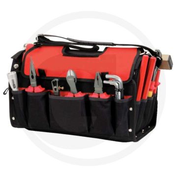 Ks tools premium elektriker-werkzeugkoffer, 132-delig, in stabiler nylontasche - multifunctioneel