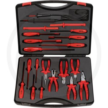 Ks tools geïsoleerde gereedschapskoffer, 20-delig - speciaal-werkzeugstahl