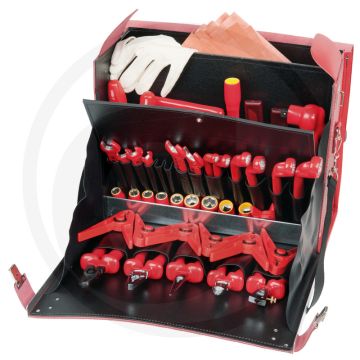 Ks tools profi elektriciens gereedschapset, 55-dlg. - dompelisolatie 1000v ac / 1500v dc