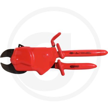 Ks tools isoleerde eenhand-ratelkabelschaar, 310 mm - tauchisolierung nach iec 60900