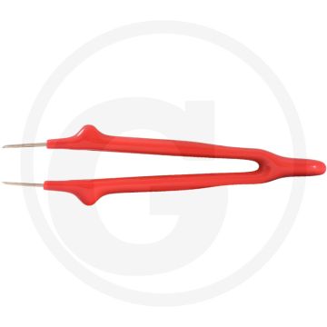 Ks tools geïsoleerde pincet, recht, 15 mm - tauchisolierung nach iec 60900
