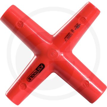 Ks tools geïsoleerde kruissleutel, 13x17x19x22mm - 6-kant tauchisolierung 1000v