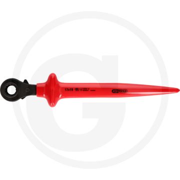 Ks tools zahnradknarre mit schutzisolierung, 19x24 - 32 zähne, 910g