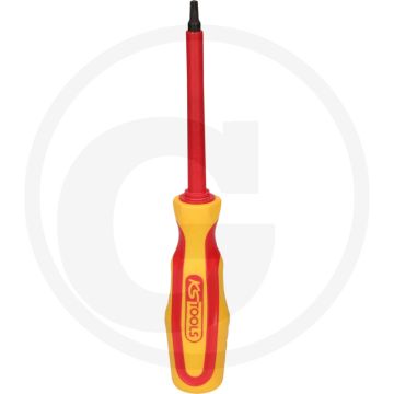 Ks tools ergotorque vde innenvierkant-schraubendreher #2, 1 - isolierung nach iec 60900, 1000v-zertifiziert