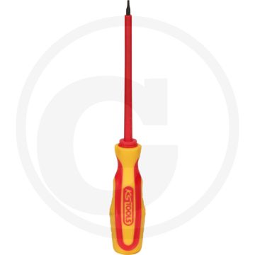 Ks tools schroevendraaier met beschermende isolat - torx t6, 140mm l1, 60mm l2, 80mm l3