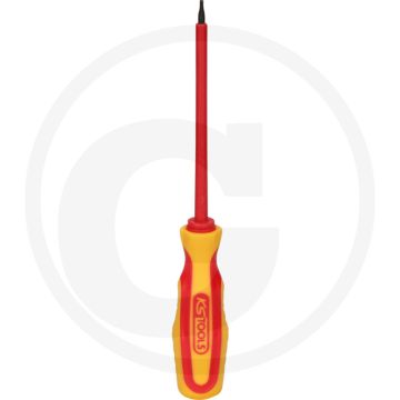 Ks tools schroevendraaier met beschermende isolat - torx t7 - 140mm