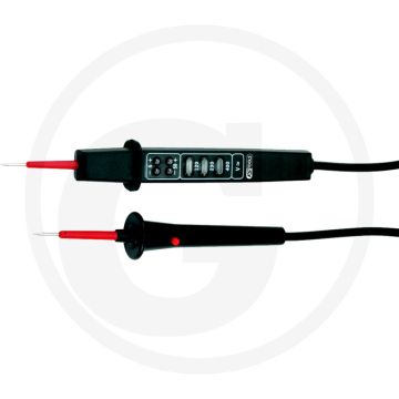 Ks tools universele spanningstester, geïsoleerd 6 - 400 volt - professionele spannings- en polariteitstesten met led display