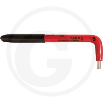 Ks tools geïsoleerde haakse inbussleutel, 3 mm - 130 mm lengte