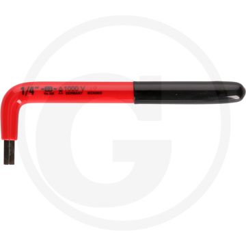 Ks tools innensechskant-winkelstiftschlüssel mit schutzisol. - 1/4 inch, 1000v-zertifiziert