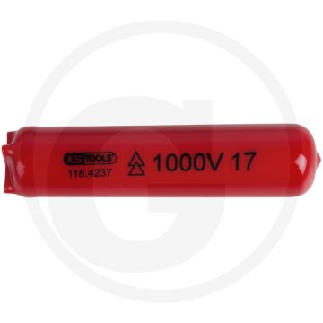 Ks tools isolierte tülle mit klemmkappe, 25mm, l=100mm - tauchisolierung nach iec 60900