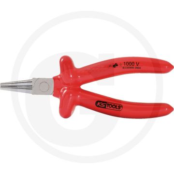 Ks tools classic 1000v rundzange, 160 mm - tauchisolierung nach din en 60900