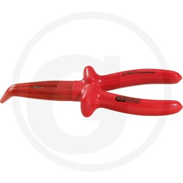 Ks tools classic 1000v telefoontang, gebogen, 200 - 5mm snijcapaciteit