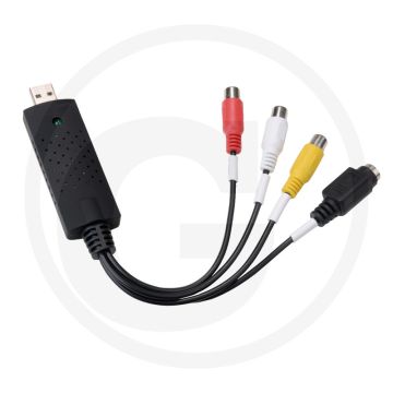 Ks tools audio / video grabber - usb 2.0, video- und audioeingang, ntsc/pal, 256mb opslag