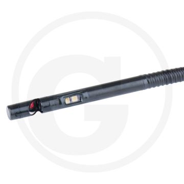 Ks tools 90° camera-sonde-halfstarre spiraalsonde Ø 3,9 mm, 3 m - 4 dimmbare mini-led-lampen