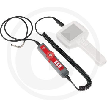 Ks tools 0° frontcamera-sonde - flexible pvc-omhulde sonde met 4 dimbare mini-led-lampen