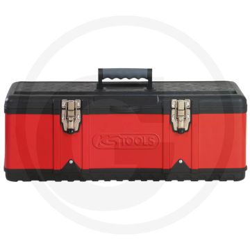 Boîte à outils Ks tools en acier-plastique - compartiment de rangement polyvalent avec capacité de charge de 30 kg