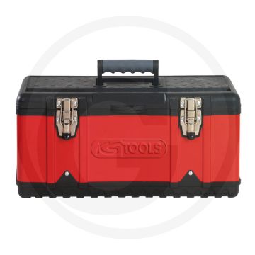 Boîte à outils Ks tools en acier-plastique - compartiment de rangement polyvalent avec capacité de charge de 30 kg