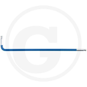 Ks tools doppel-kugelkopf-innensechskant-winkelstiftschlüssel, 23mm, matt verchromt, metrisch, 3.0mm