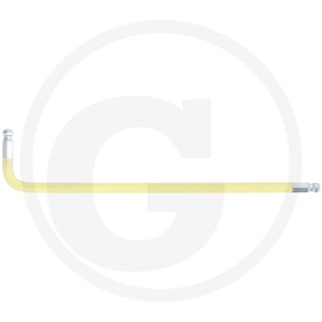 Ks tools doppel-kugelkopf-innensechskant-winkelstiftschlüssel, hellgelb, 38mm, metrisch, 6.0mm, din iso 2936