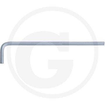 Clé hexagonale coudée classique Ks tools, longue, 5/16", chromée mat, 167mm de longueur