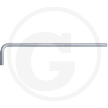 Ks tools classic binnenzeskant-winkelstiftschlüssel, extra lang, 10 mm - gehärtet, verchroomd, 235mm