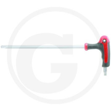 Ks tools ergotorqueplus, clé à embout coudé en T TX avec tête sphérique, T20 – idéale pour les vis difficiles d'accès