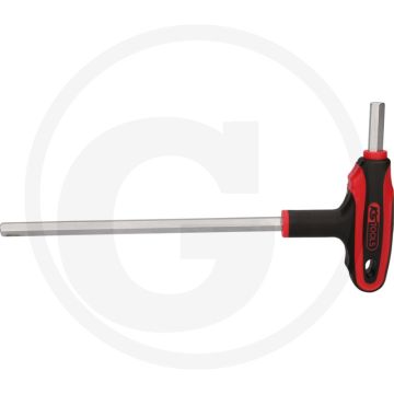 Ks tools t-griff-innensechskant-schlüssel, 3/8" - 2-komponentengriff, gehärtet, matt verchromt