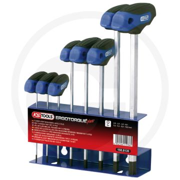 Ks tools ergotorqueplus® T-Hebelschlüsselsatz 8-teilig, 2-10mm - durchgehend gehärtet