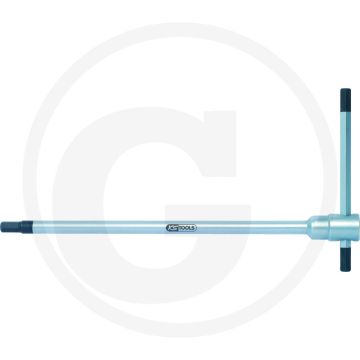 Ks tools t-greepsleutel 3-weg binnenzeskant 2.5 mm - matt satiniert, verchromt, brünierter spitze