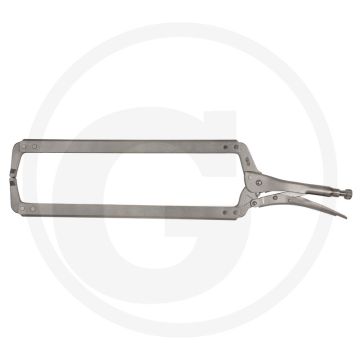 Ks tools las-klem-griptang, xl, 610 mm - rund geschmiedete greifbacken, lösehebel, feststellarretierung, größenjustierung, spanntiefe 295 mm
