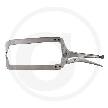 Ks tools las-klem-griptang, extra lang, 450 mm - vergrendelbaar, 250 mm bekbreedte