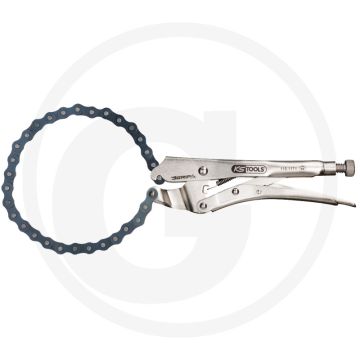 Ks tools ketting-griptang Ø 150mm - zum festhalten und spannen verschiedener profile