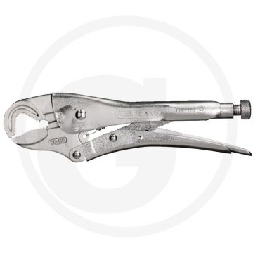 Ks tools griptang met draadsnijder, 225 mm - vernikkeld, chrom-molybdän