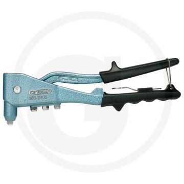 Ks tools blindklinknageltang standaard voor blindnieten tot 5 mm, inclusief 4 mondstukken - gietijzeren tang (metalldruckguss)