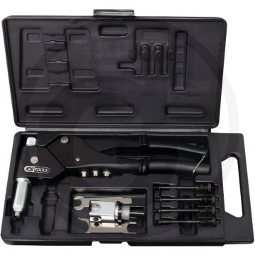 Ks tools universele blindklinknageltangset 10-delig - geschikt voor blindnieten, blindnietmoeren en hohlraum-metalldübel