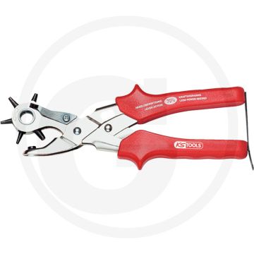 Ks tools Revolverzange, Doppelgelenk, 250 mm - ergonomisch, tauchisoliert, automatische Feststellung