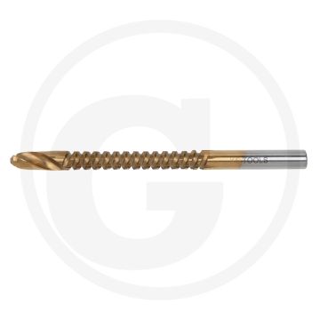 Ks tools hss-tin freesboor 6 mm - tin-coating, 118° punt, geschikt voor dunwandige materialen