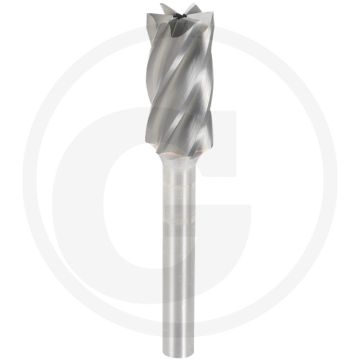 Fraise Ks tools pin cylindrique avec dents à l'avant - pour alu-alliages et autres