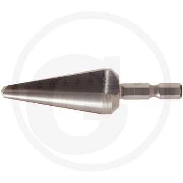 Ks tools hss conische plaatstaalboor-bit, Ø 5-22, 118° spitzenwinkel, rechtsschneidend, 20-30° kegelwinkel
