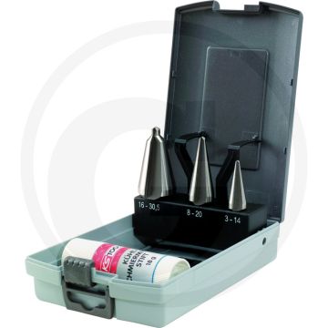 Ks tools hss co conische plaatstaalboor-set in ku 4-dlg - 118° spitshoek - 30,5mm max boorbereik