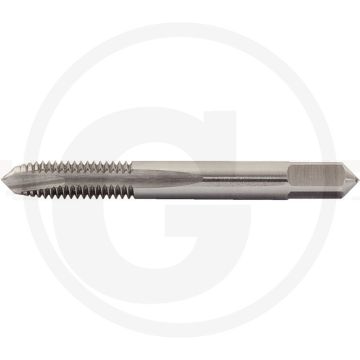 Ks tools hss co 1 staps tap m, m10x1,5 - din 352 form b, kobaltlegering, geschikt voor staal, tempergietijzer en ne-metalen