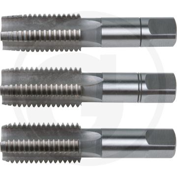 Ks tools hss co handtappenset m27x3, 3-delig - din 352, iso 2/6h, rechtssnijdend
