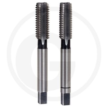 Ks tools hss handtappenset mf18x1,5, 2-delig - voor staal, tempergietijzer en ne-metalen