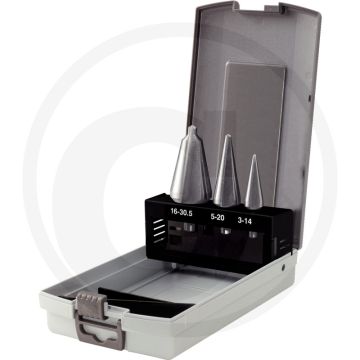 Ks tools hss zinn kegel blech bohrer set 4-teilig 118° kegel winkel