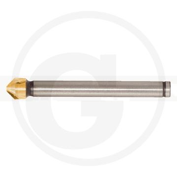 Ks tools hss tin verzinkboor 120°, 12,4 mm - rechtssnijdend, tin-gecoat, cilindrische schacht