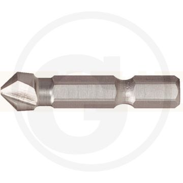 Ks tools 1/4" hss verzinkboor-bit 90°, 6,3 mm - rechtsschneidend, 90° senkwinkel, 3 schneiden