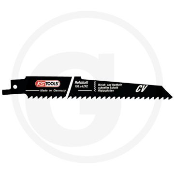 Ks tools reciprozaagbladen aeg, bosch, metabo, cv l=150 mm 6,3 mm, 5er pack - grober schnitt, 20 tanden
