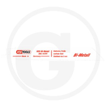 Ks tools sabelzaagblad 5er pack, 1,4 mm, hss bi-metaal, 126 tanden