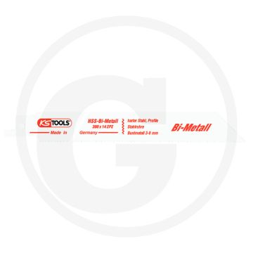 Ks tools sabelzaagblad 5er pack - 154 tanden, 0,9mm dikte, hss bi-metaal